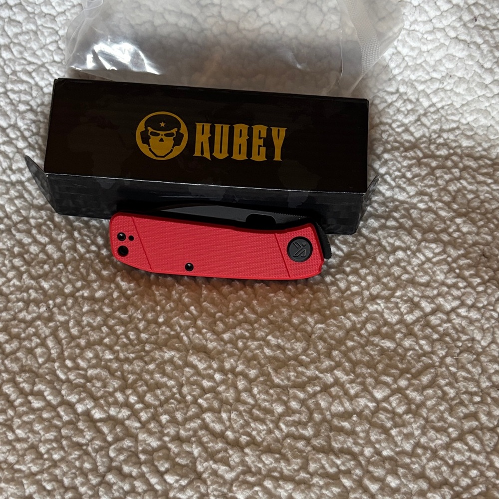 Red Folding Knife